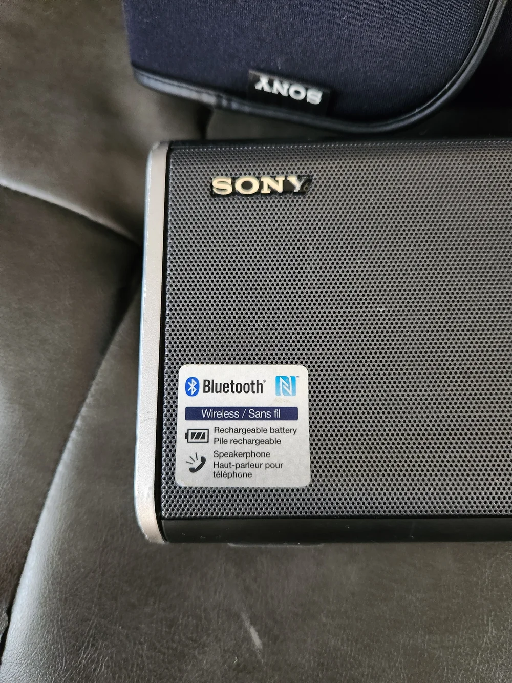Sony Portable Bluetooth Speaker - Black No Charger Untested